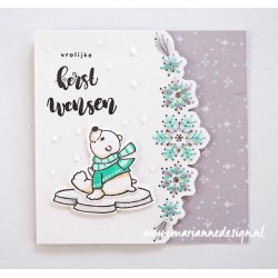 Marianne Design: "Sparkling Snow" - A4 