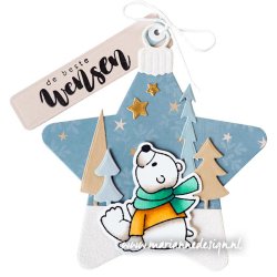 Marianne Design: "Sparkling Snow" - A4 