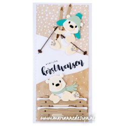 Marianne Design: "Sparkling Snow" - A4 