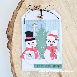 Marianne Design: "Sparkling Snow" - A4 