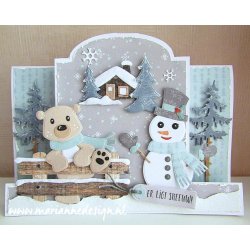 Marianne Design: "Sparkling Snow" - A4 