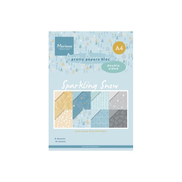 Marianne Design: "Sparkling Snow" - A4 