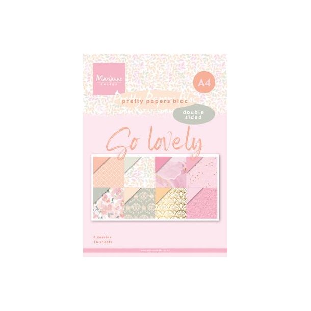 Marianne Design: "So Lovely" - A4 