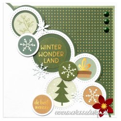 Marianne Design: "Christmas at Home" - Ensfarvet
