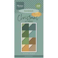 Marianne Design: "Christmas at Home" - Ensfarvet