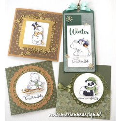 Marianne Design: "Christmas at Home" - A5 Metallics