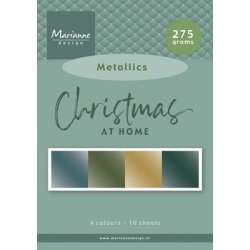 Marianne Design: "Christmas at Home" - A5 Metallics
