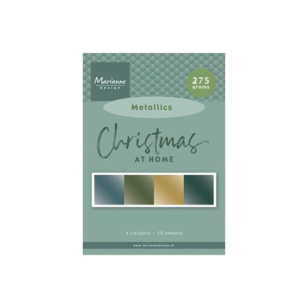 Marianne Design: "Christmas at Home" - A5 Metallics