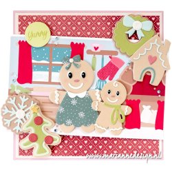 Marianne Design: "Christmas Bakery" - Ensfarvet 