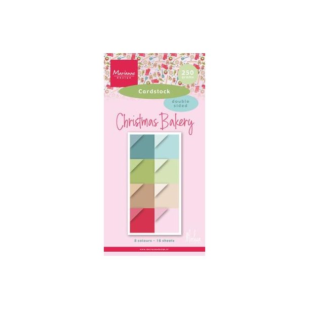 Marianne Design: "Christmas Bakery" - Ensfarvet 