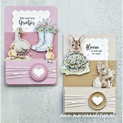 Marianne Design: "Hello Spring" - Ensfarvet 