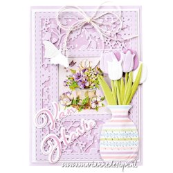 Marianne Design: "Hello Spring" - Ensfarvet 