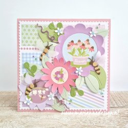 Marianne Design: "Hello Spring" - Ensfarvet 
