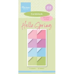Marianne Design: "Hello Spring" - Ensfarvet 