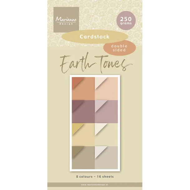 Marianne Design: "Earth Tones" - Ensfarvet 