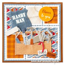 Marianne Design: "Hi Handsome!" - A4 