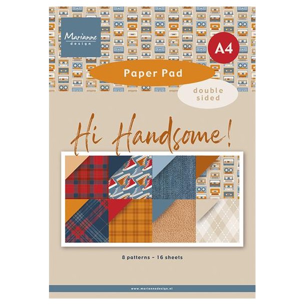 Marianne Design: "Hi Handsome!" - A4 