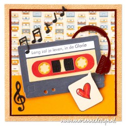 Marianne Design: "Hi Handsome!" - A5 Metallics