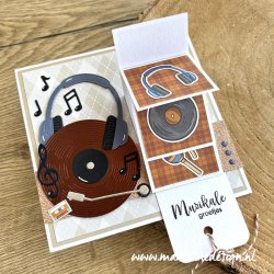 Marianne Design: "Hi Handsome!" - A5 Metallics