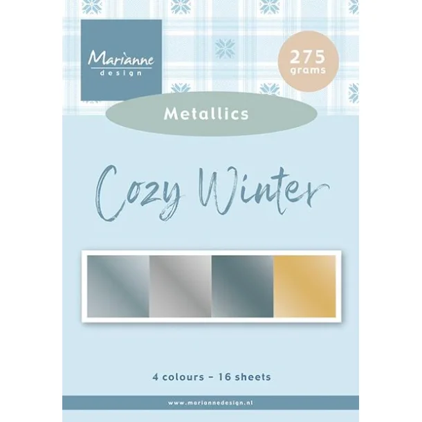 Marianne Design: "Cozy Winter" - A5 Metallics