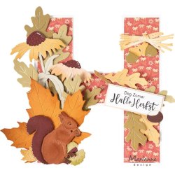 Marianne Design: "Autumn Leaves" - Ensfarvet