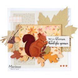 Marianne Design: "Autumn Leaves" - Ensfarvet