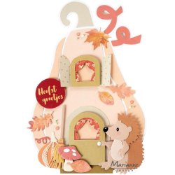 Marianne Design: "Autumn Leaves" - Ensfarvet