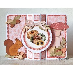 Marianne Design: "Autumn Leaves" - Ensfarvet