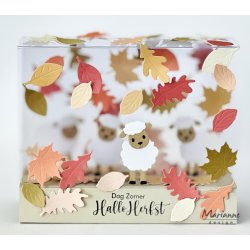 Marianne Design: "Autumn Leaves" - Ensfarvet