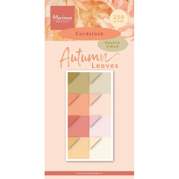 Marianne Design: "Autumn Leaves" - Ensfarvet