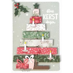 Marianne Design: "Merry Christmas" - Ensfarvet