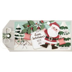 Marianne Design: "Merry Christmas" - Ensfarvet