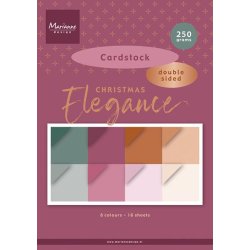 Marianne Design: "Christmas Elegance" - A4 Ensfarvet 