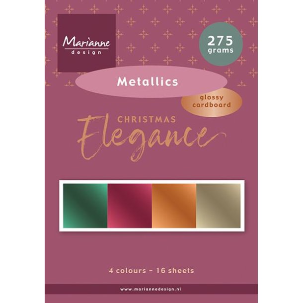 Marianne Design: "Christmas Elegance" - A5 Metallics