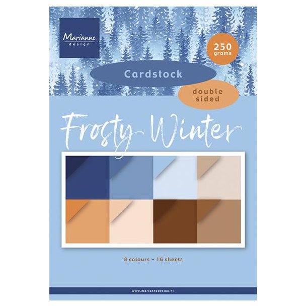 Marianne Design: "Frosty Winter" - Ensfarvet 