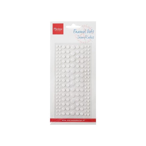 Marianne Design: Glitter Enamel Dots "Snowflakes" 