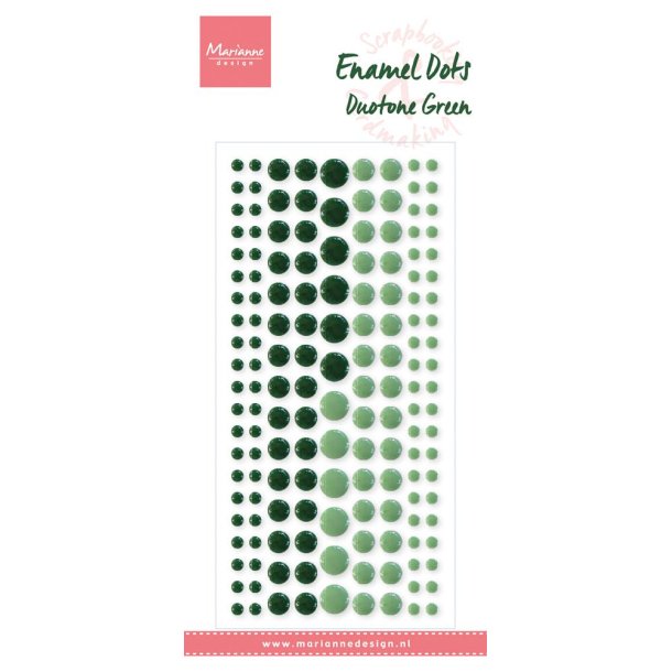 Marianne Design: Enamel Dots "Duotone Green" 