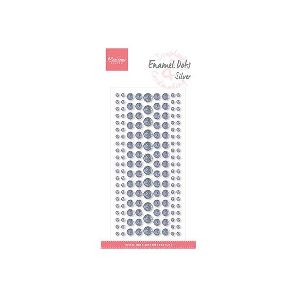 Marianne Design: Glitter Enamel Dots "Silver" 