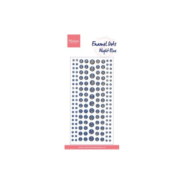 Marianne Design: Glitter Enamel Dots "Night Blue" 