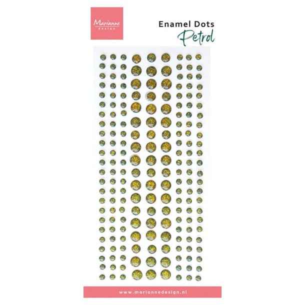 Marianne Design: Glitter Enamel Dots "Petrol" 