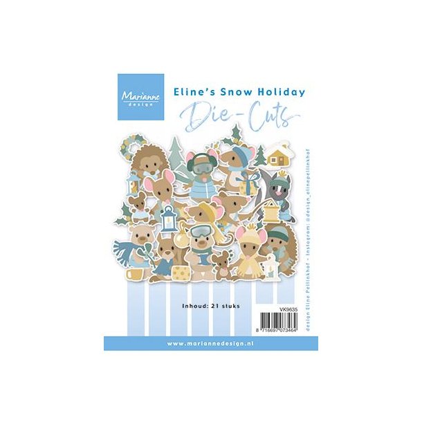 Marianne Design - Die Cuts: "Eline's Snow Holiday" 