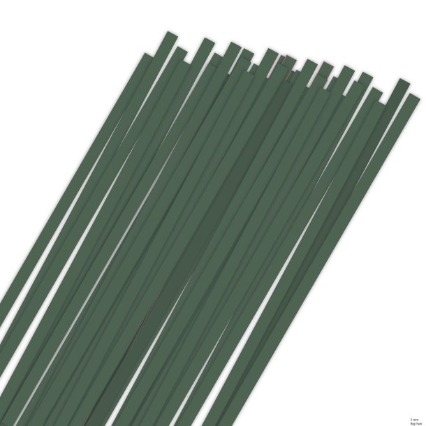 Karen Marie Klip papirstrimler: 5 mm, Moss Big Pack