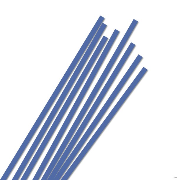Karen Marie Klip papirstrimler: On Edge 5 mm, Blue