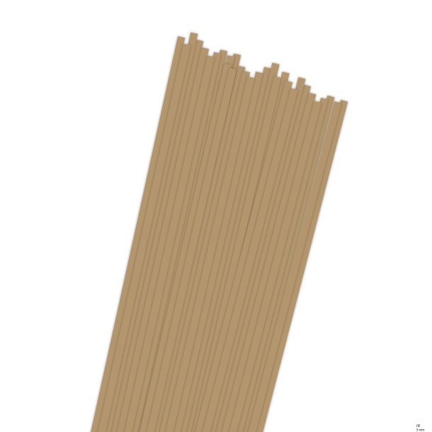 Karen Marie Klip papirstrimler: On Edge 5 mm, Light Brown