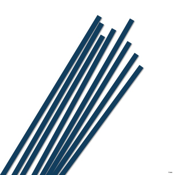 Karen Marie Klip papirstrimler: 5 mm, Royal Blue
