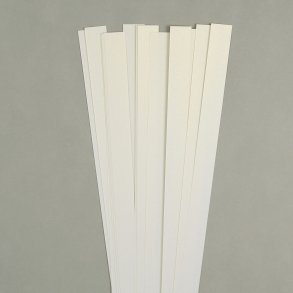 Karen Marie Klip papirstrimler: 5 mm luxus, White Gold