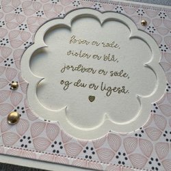 Danske Streger Stempel "Forr"  