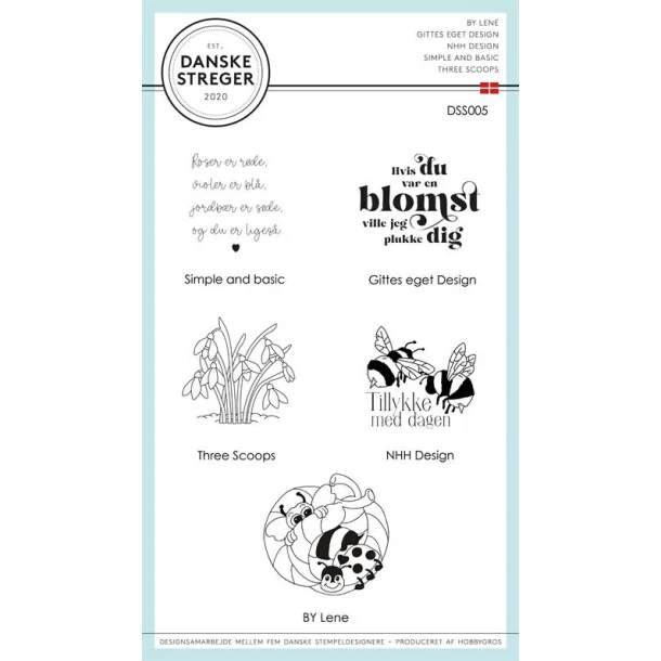 Danske Streger Stempel "Forr"  