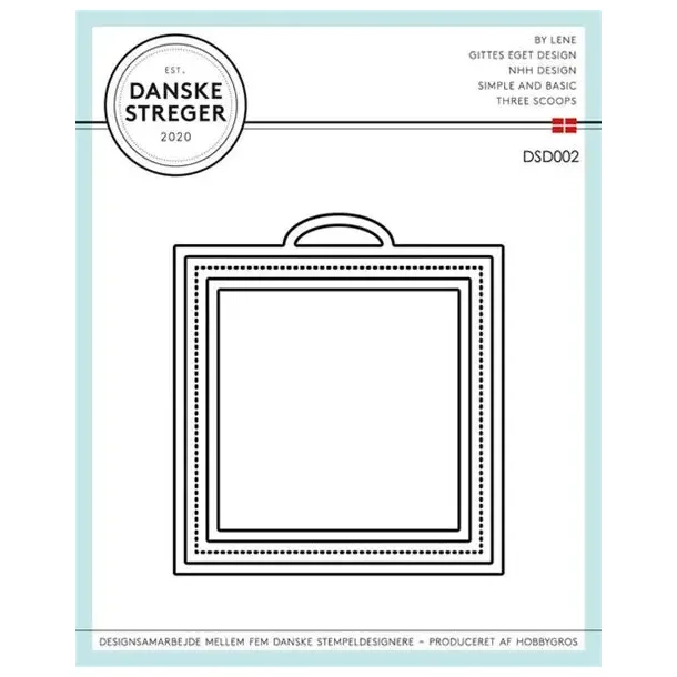 Danske Streger Die "Square Tag - Fdselsdag"  