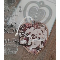 Danske Streger Die "Heart Tag - Krlighed"  